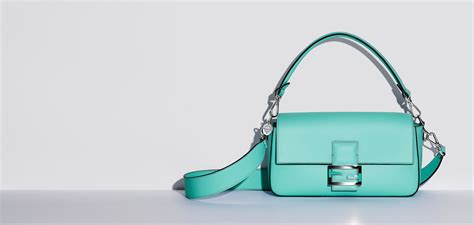 borsa fendi x tiffany|Tiffany Baguette: Tiffany x FENDI .